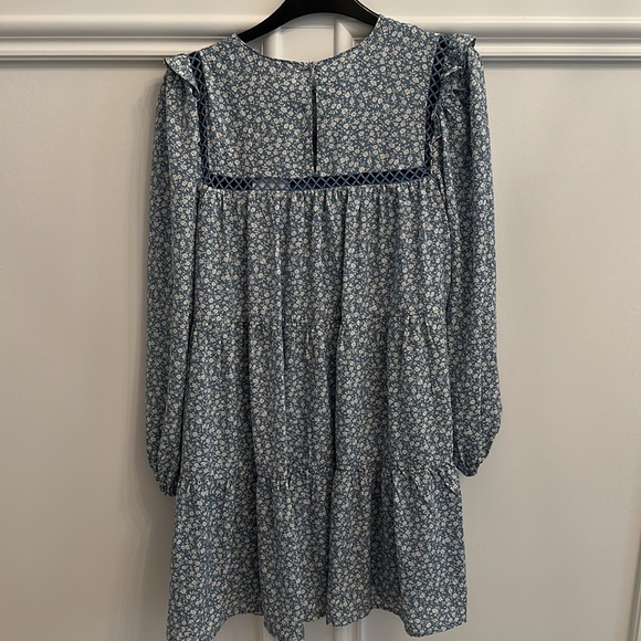 English Factory Tiered Detail Babydoll Dress - Picture 3 of 4